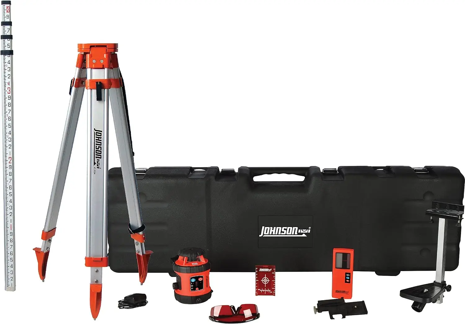 

Level & Tool 99-026K Self-Leveling Horizontal Rotary Laser System w/ Hard Case Kit, 50 x 14.5", Red, 1 Kit,Orange