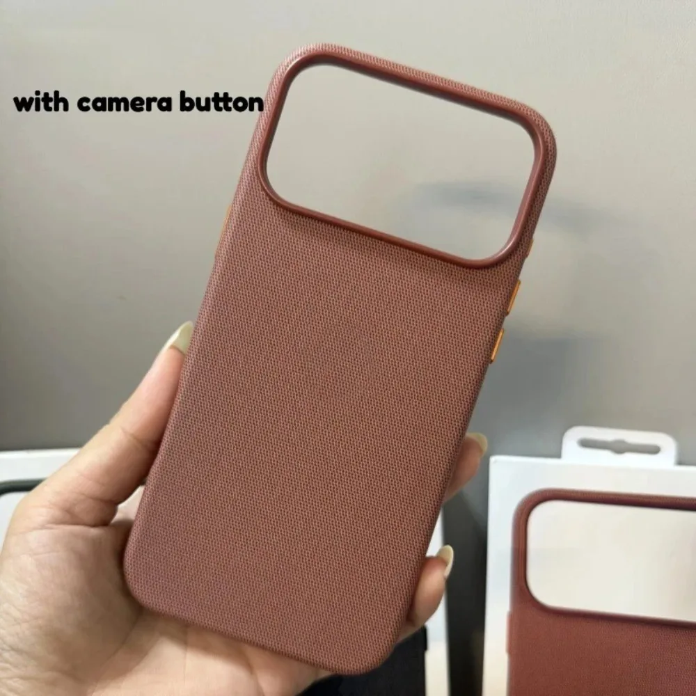 New TechWoven Magnetic Phone Case for IPhone 17 Air 16 15 14 13 Pro Max With Camera Button For Official Magsafe Protect Cover 3