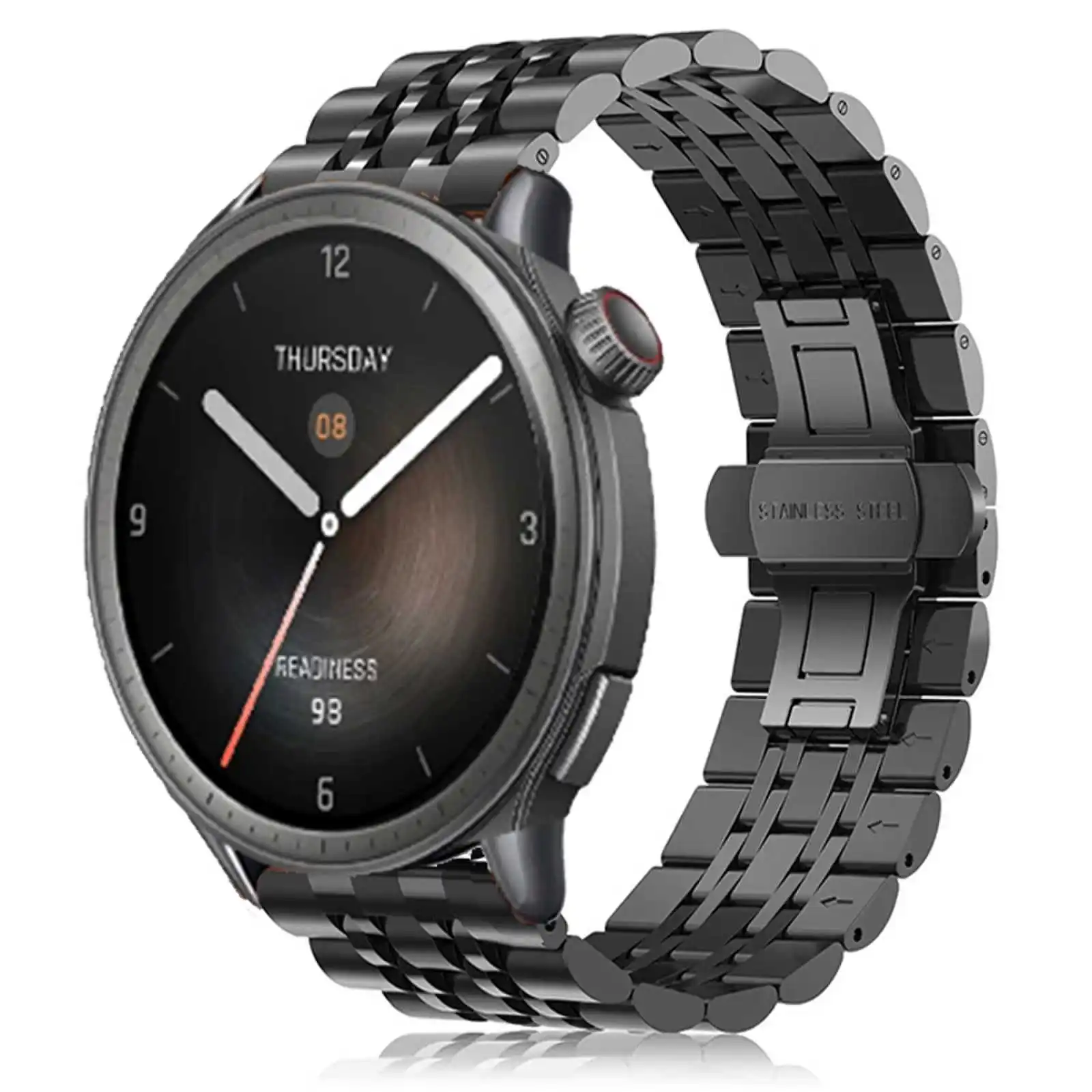 

22mm Metal Strap for Amazfit Balance Smartwatch Replacment Bracelet Watchband Correa for Amazfit GTR 4 3 Pro 2 LTE / Bip 5 Band