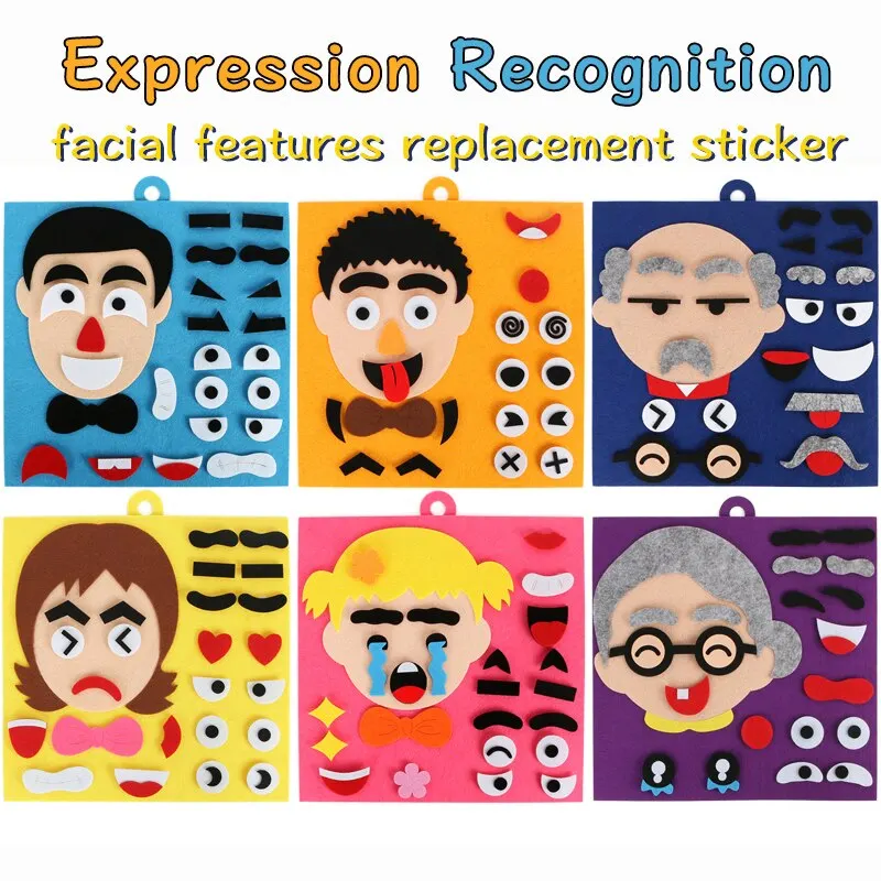 

Emotions and Feelings Matching Toy Cartoon Expression Change Preschool Game Boy Girl Games For Children Aged 2 And Above