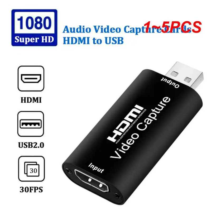 

1 ~ 5 шт. Mini 4K 1080P HDMI-совместимый с USB 2,0 USB3.0 карта видеозахвата телефона игровая записывающая коробка для ПК Youtube DVD Live