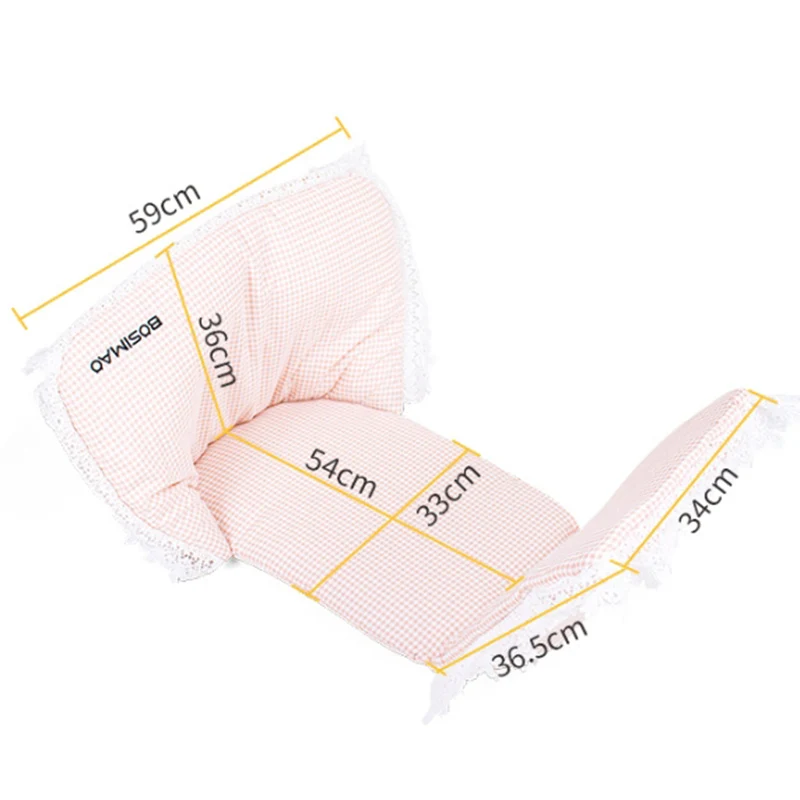 Pet Stroller Anti Dirty Pad Cat Dog Mats Inner Pad Double Sided Soft Lace Edge Fitting Cushion