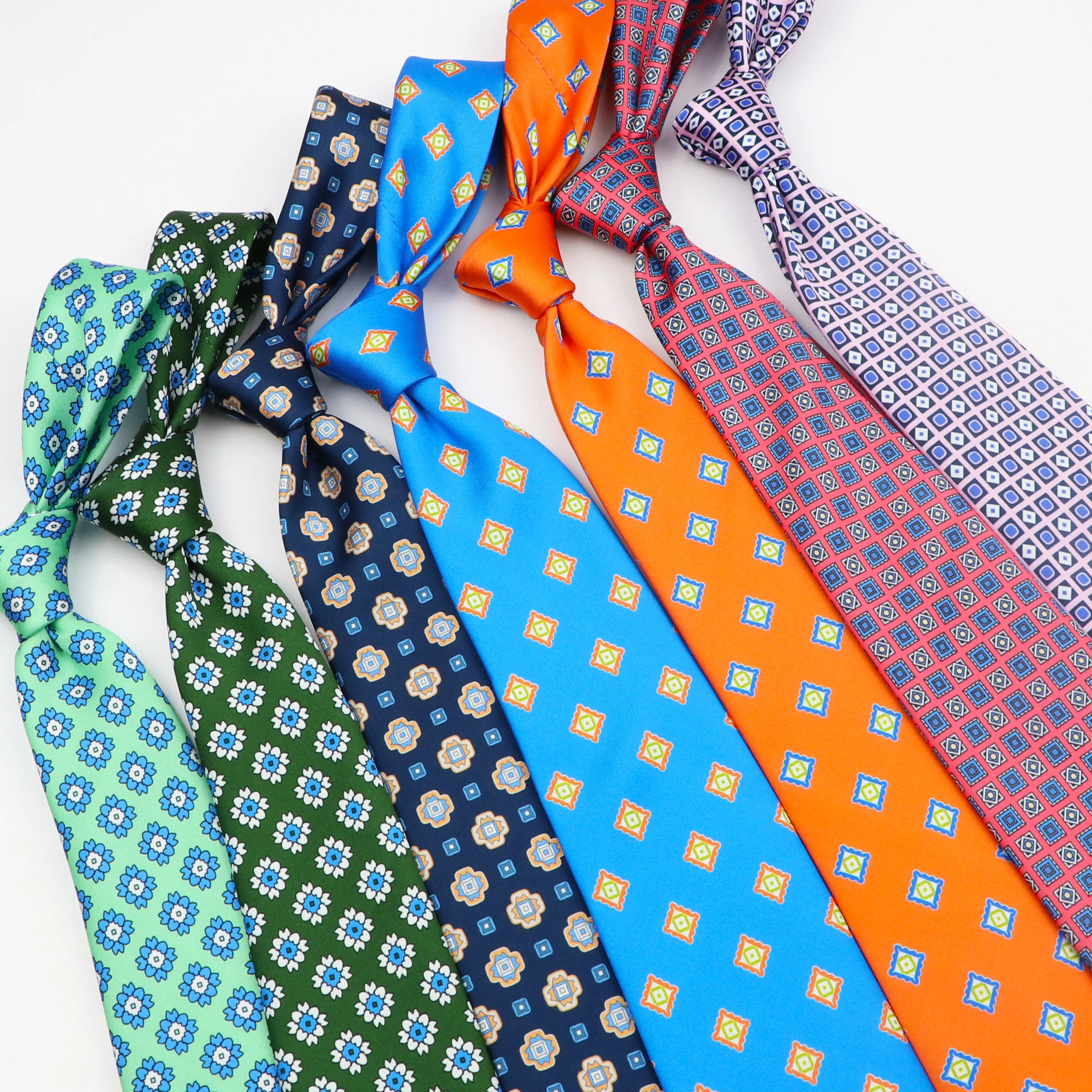 High Quality 7.5cm Men's Suit Tie Fashion Leisure Retro Tie Classic Soft Style 100% Micro Fiber