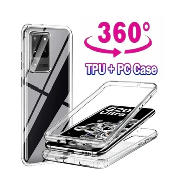 Custodia completa da 360 gradi per Samsung Galaxy A55 A54 A25 A36 A56 A06 A16 A26 A35 A15 A34 5G Custodia protettiva bifacciale per telefono