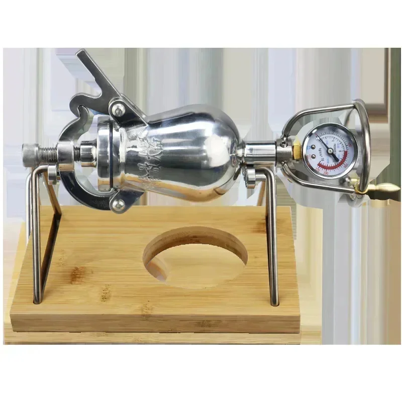 238ml 288ml Hand Operated Popcorn Machine 304 Stainless Steel Mini Household Popper Popcorn Maker Puffing Machine