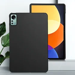 Flexible Black TPU Silicone Tablet Case with Bumper Protection for MI PAD 5 11 INCH (Black)
