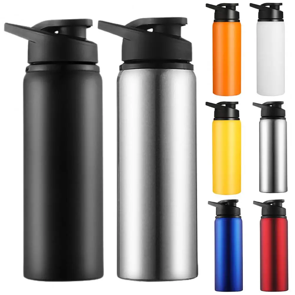 

700ML Water Bottle Good Sealing Stainless Steel Sports Fitness Drinking Bottle Travel Supply Running Cycling Thermos- Bottle