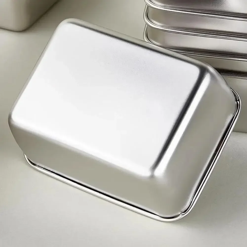 Stainless Steel Serving Tray Set 4