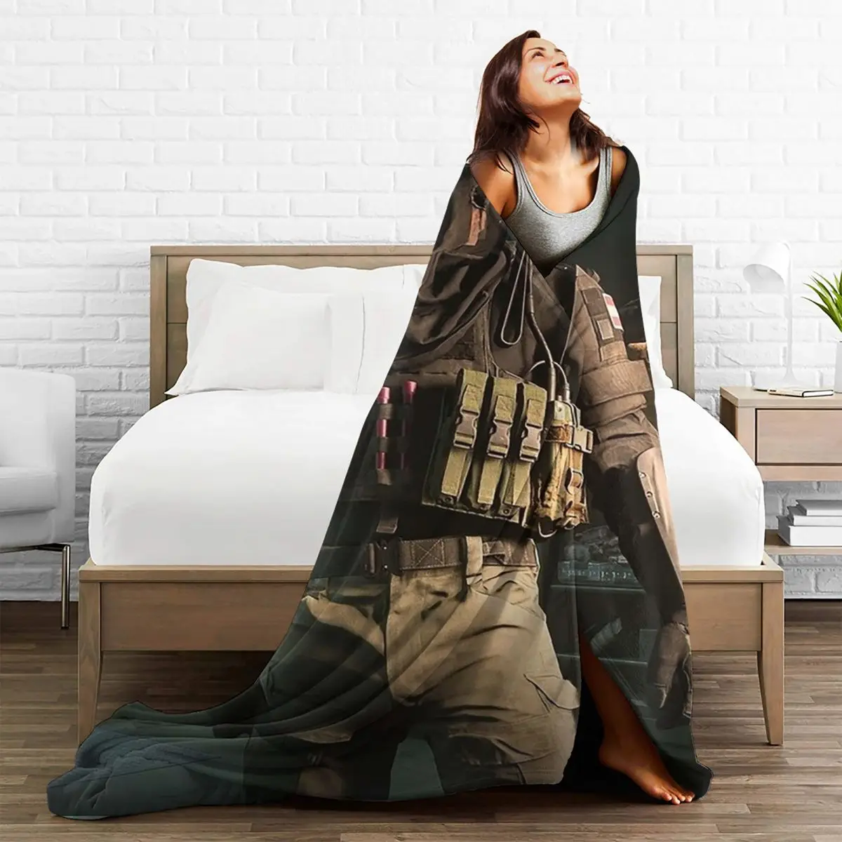 Konig! Blankets Fleece Breathable Sofa Throw Blankets For Home Bedroom Outdoor Throws Bedspread Quilt 5
