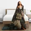 Konig! Blankets Fleece Breathable Sofa Throw Blankets For Home Bedroom Outdoor Throws Bedspread Quilt 5