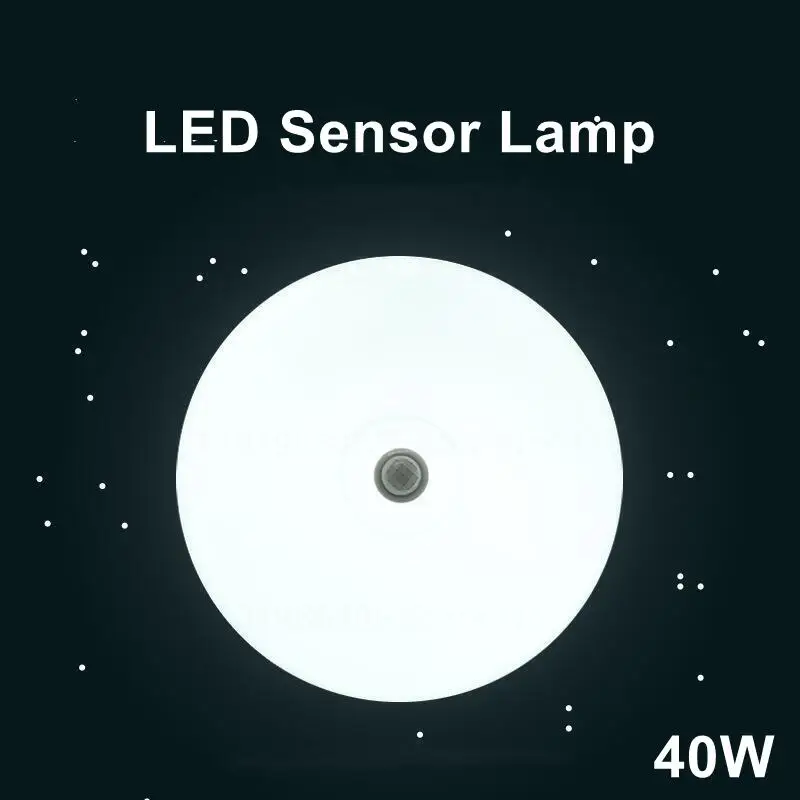 Tanio Lampa sufitowa LED PIR czujnik ruchu 220V
