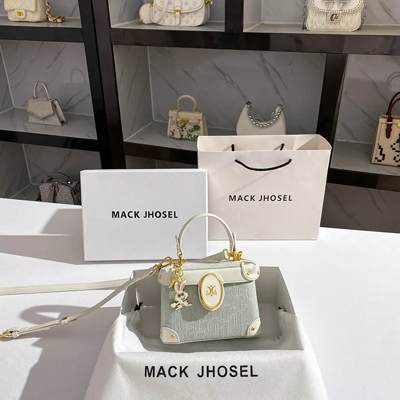 

Light Luxury Brand Women's Retro Handbag 2024 New Fashion Genuine Leather Advanced Designer One Shoulder Crossbody Vintage Bag