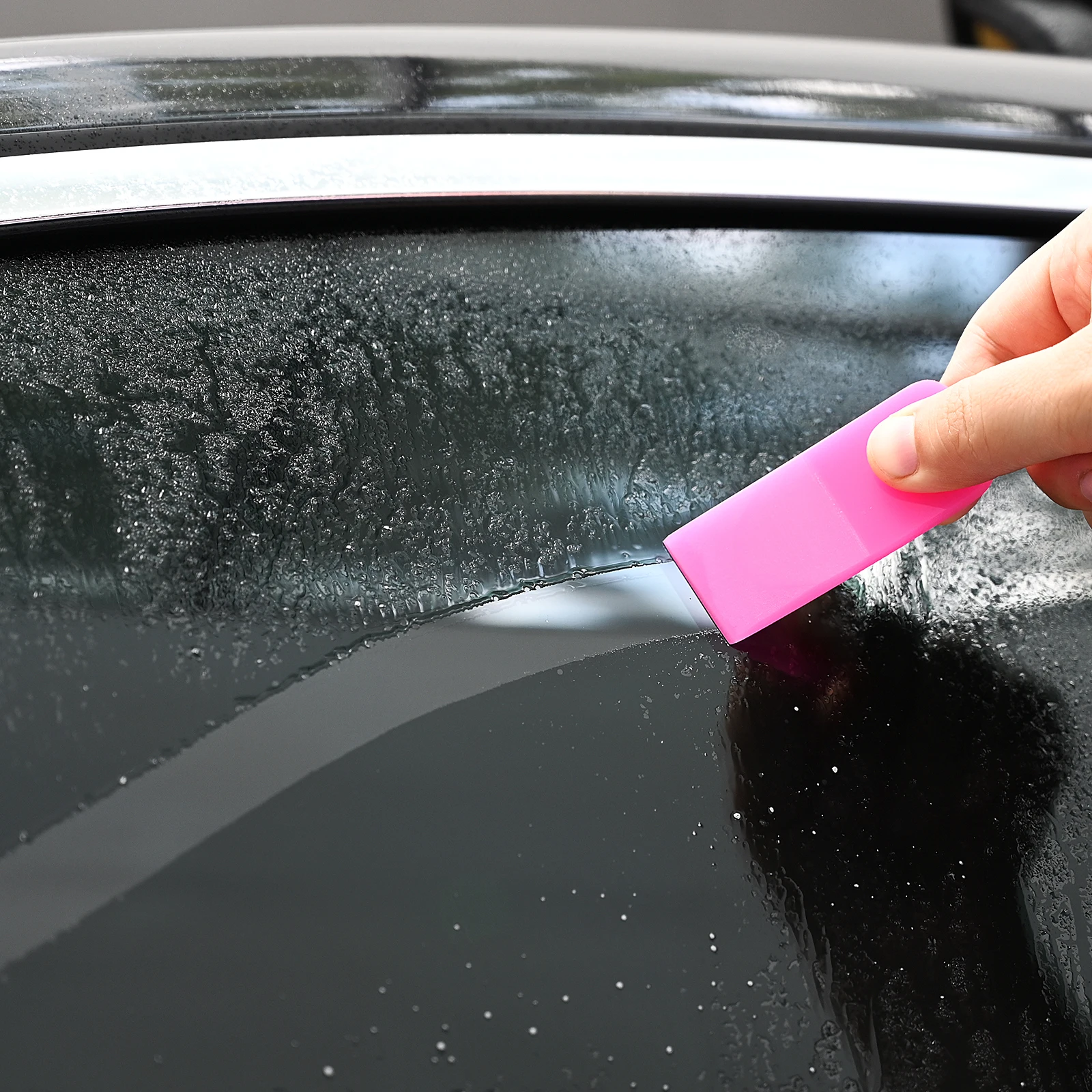 turtle wax ice EHDIS Pink Rubber Scraper Soft PPF Wrapping Car Tools Wash Accessories Vinyl Tint Window Film Glass Water Removal Card Squeegee best ways to clean car seats