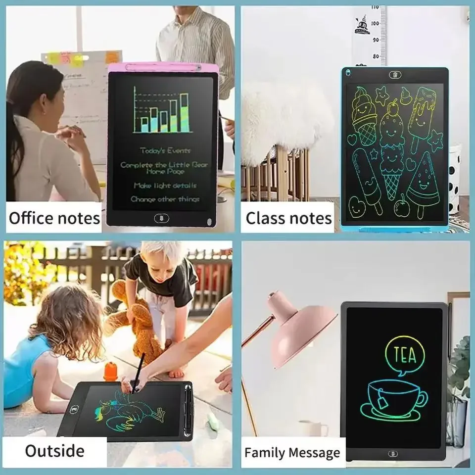 Children Electronic Drawing Board 12 Inch LCD Writing Tablet Drawing Montessori Educational Toys Drawing Toys Kids Boys Gifts 3