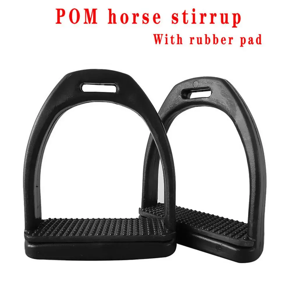 Horse Riding Stirrups Wide Flexible Riding Protection Saddle Flex Stirrups With Pads Heavy Duty Flex Stirrups Relief Knee Ankle