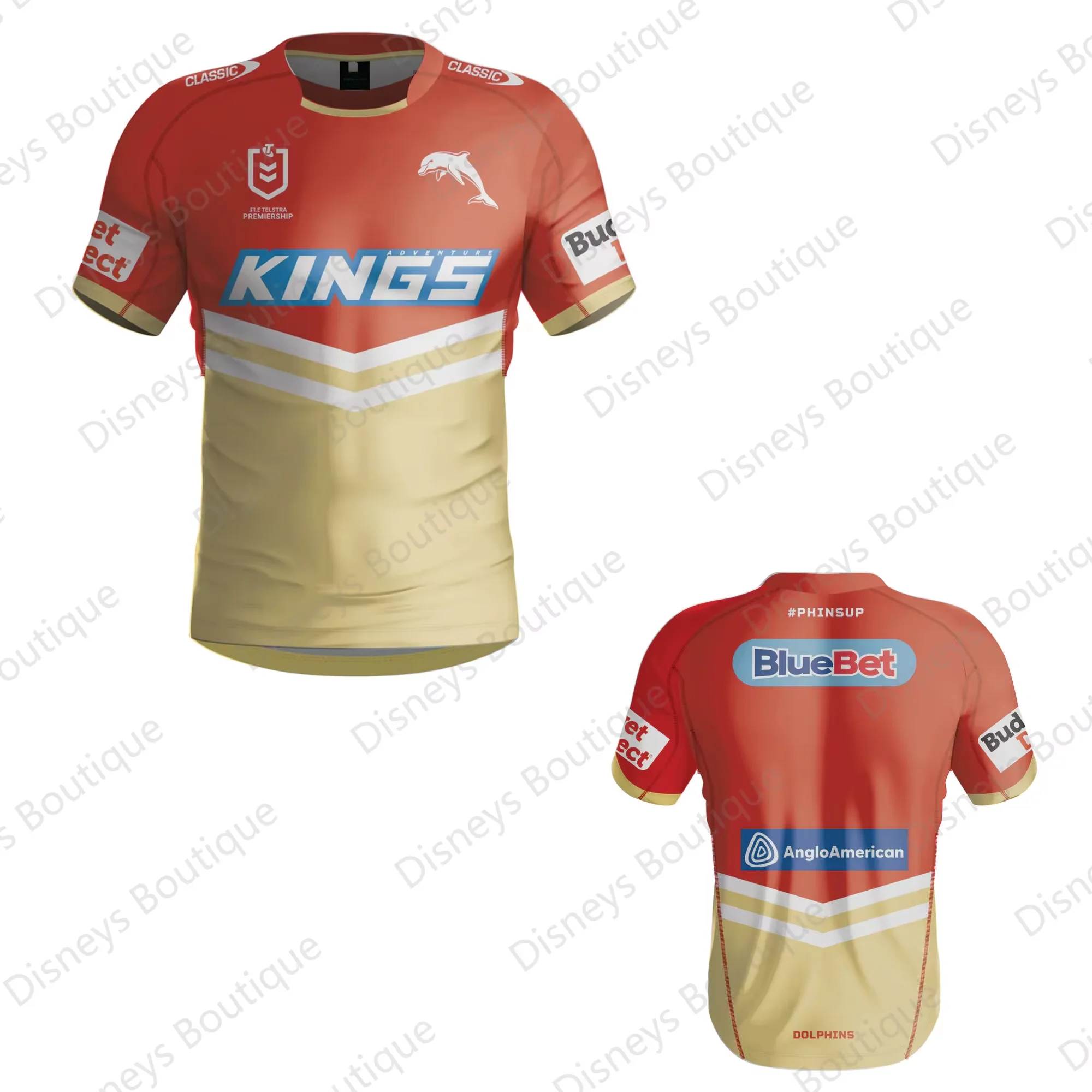 Summer Australian NRL Dolphins Mens Home Jersey Training Jersey Kid Uniform For Adult&Kid Kit downhill jerseys