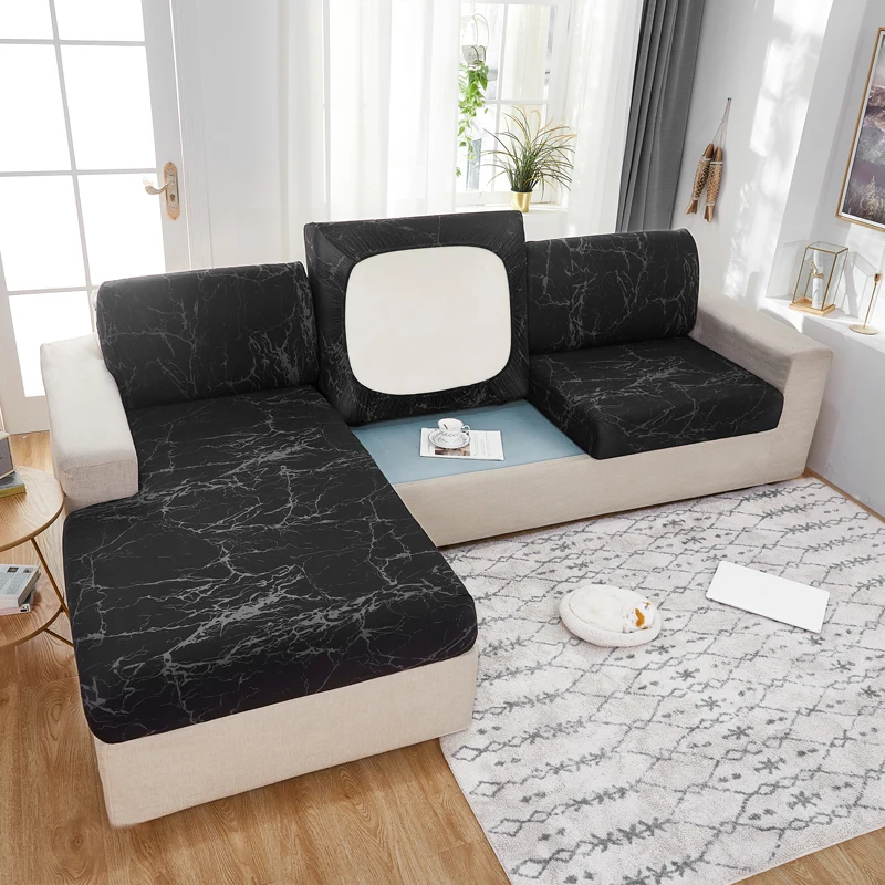 Geometric sofa cover image 1