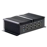 Solid Firewall NAS Industrial Computer Intel i7 1355U i5 1335U 3xi226-V 2.5G 2xDDR5 2xPCIe4.0 1xSATA 8xCOM GPIO Fanless Mini PC 2
