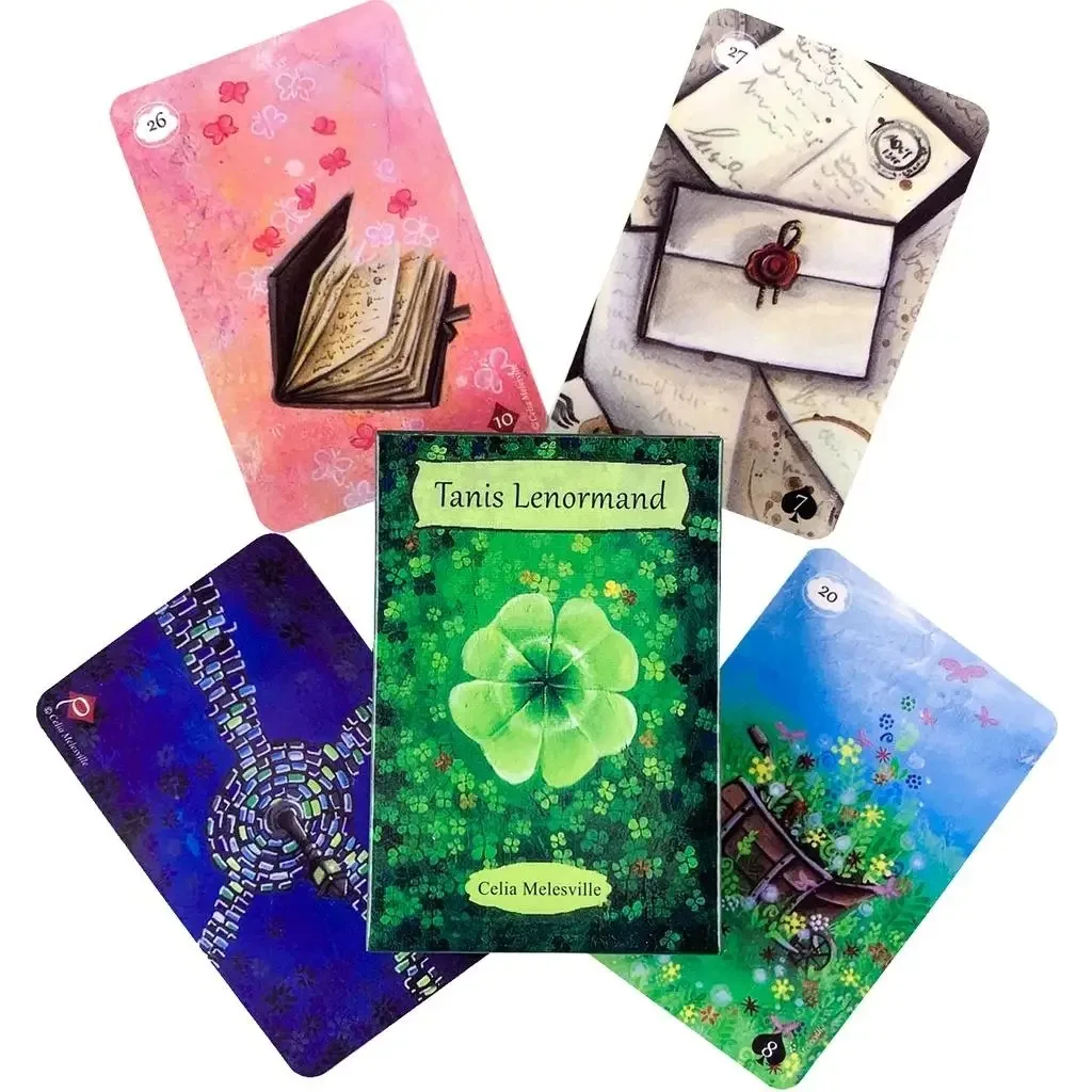 

Tanis Lenormand By Celia Melesville Tarot Oracle Cards Games Family Party Board Game Divination Fate Cards