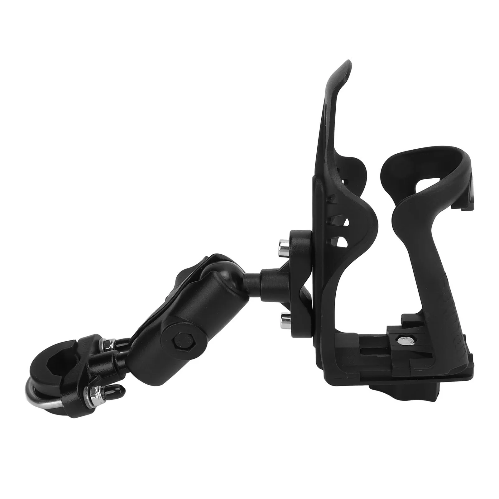 Adjustable Water Bottle Holder - Frosted Nylon & Aluminum Alloy for Motorcycles and Bikes
