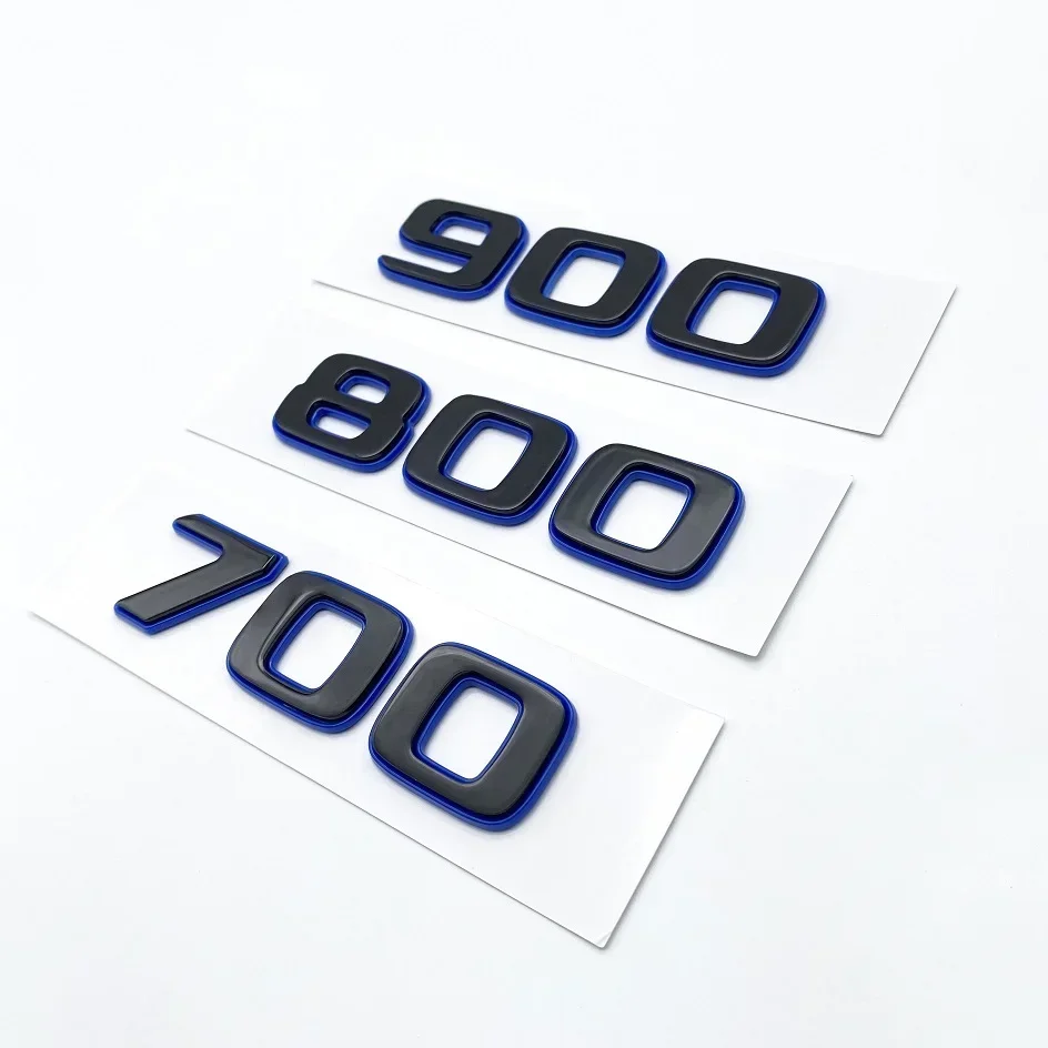 Blue Car Logo Emblem Sticker 700 800 900 Edition Adesivo Posteriore Brabus Trunk Sticker Per Mercedes Benz Amg Brabus W463 W464