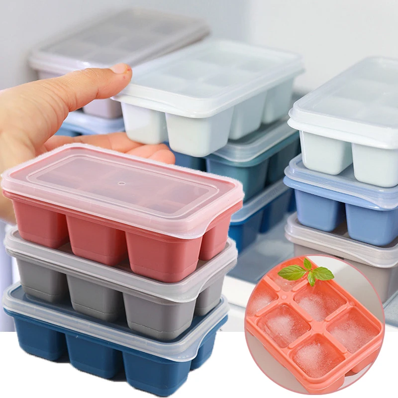 2 In 1 24 Grids Ice Cube Maker And Ice Cream Mold Set Bpa Free Ice Cube Tray  Storage Box With Lid Cool Drinks Kitchen Bar Tools - Ice Cream Tools -  AliExpress