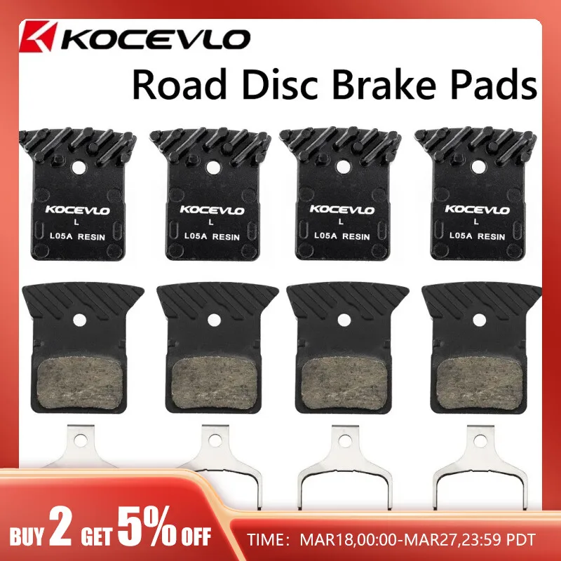 KocevloL05AL03ARoadDiscBrakePadsResinICEMetalCeramicRoad