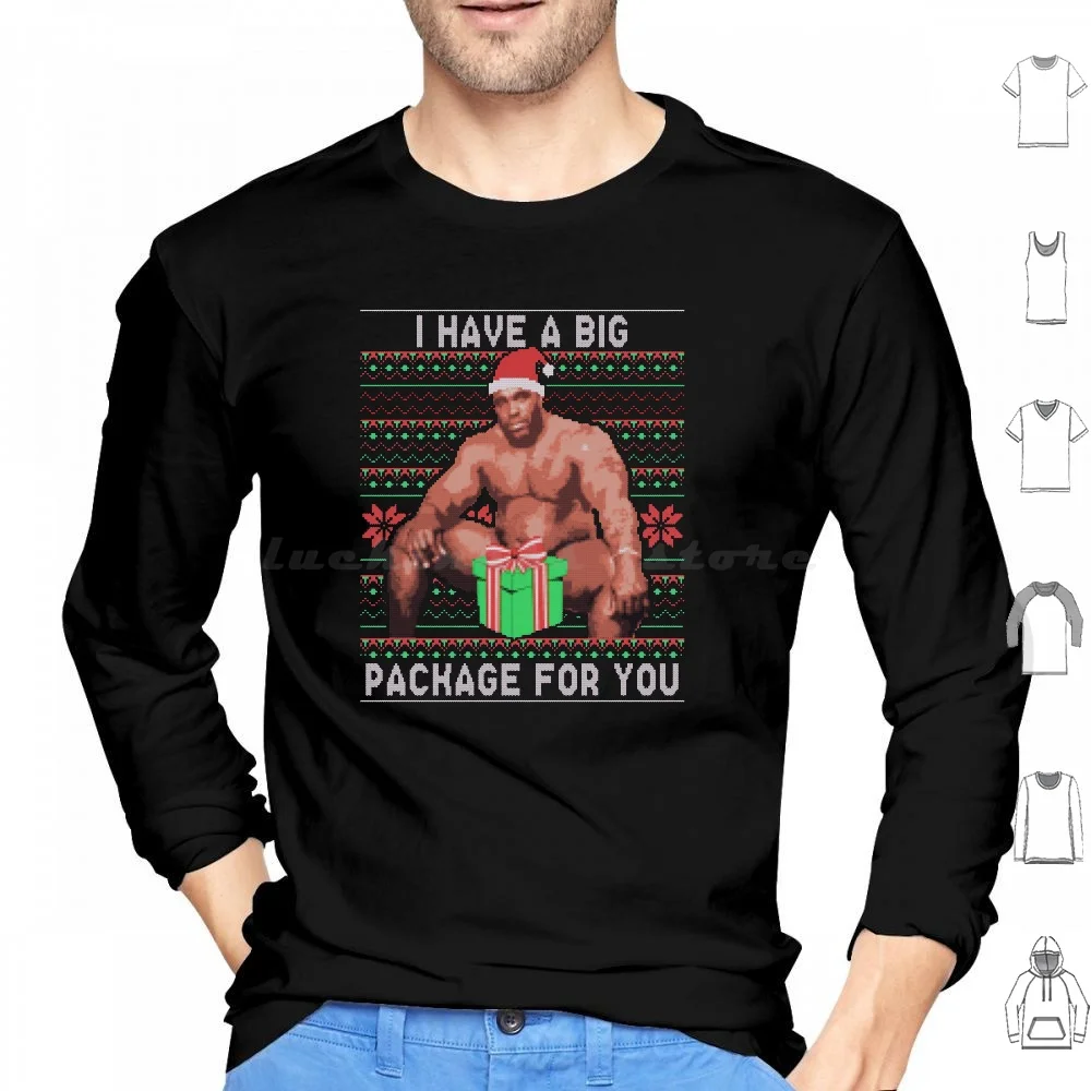 Barry W00dz Meme Big Package Christmas Sweater Hoodies Long Sleeve Barry  Wood Bobblehead Pbs Guy Black Guy Meme Well