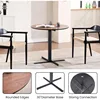 32'' Small Round Dining Table for 2-4 Person, Modern Multipurpose Round Conference Table Small Coffee Meeting Table 5