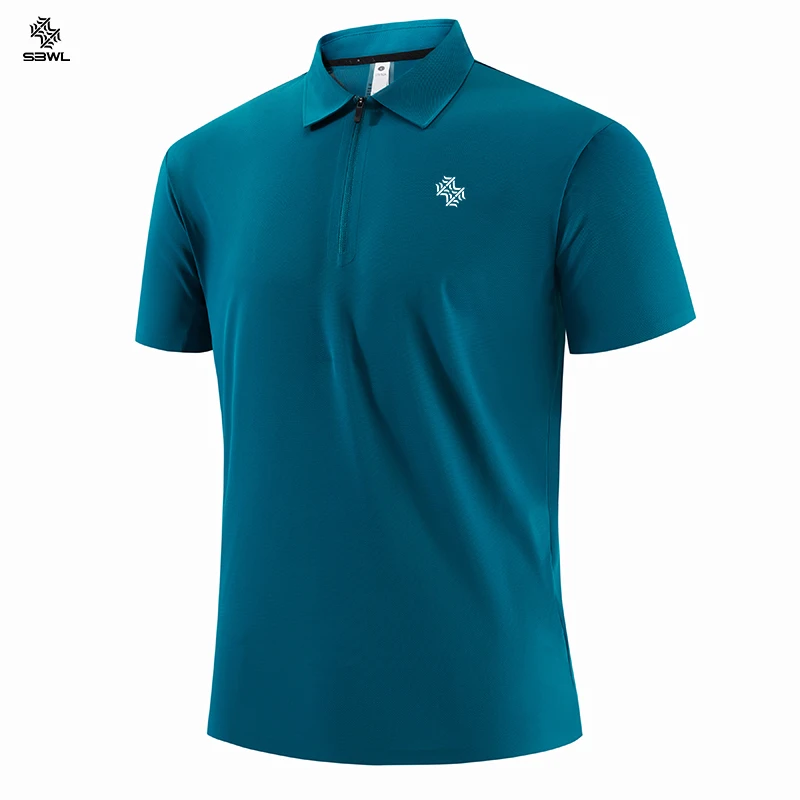Outdoor sports running exercise golf seamless POLO short sleeve T-shirt office leisure short sleeve base shirt SBWL mens golf shirt women golf polo shirt