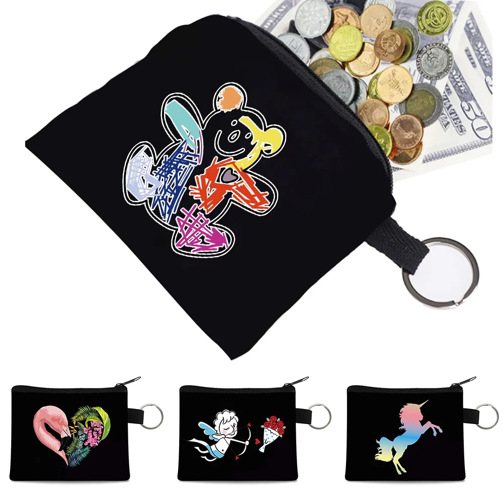 

Новинка 2022, кошельки для монет, мужские кошельки, модный мужской тонкий кошелек с монетницей, кошелек на молнии для женщин, новый дизайн, мал...