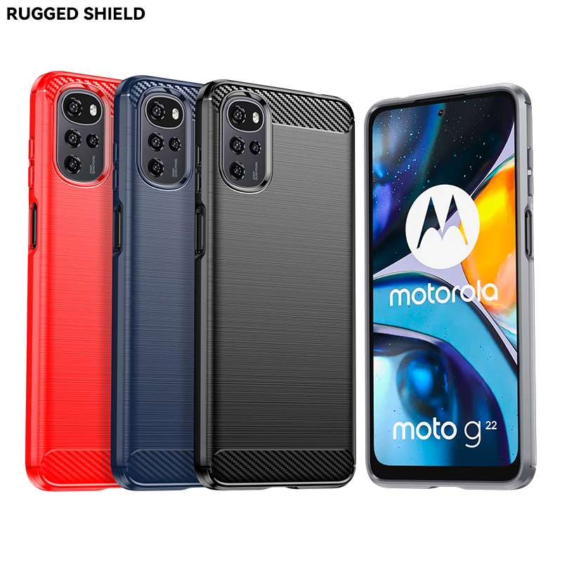 Funda para Moto G22, suave TPU para Moto G22, Edge 30 Pro, E20, E30, E40, G10, G30, G52, G22|Fundas antigolpes para teléfono| -