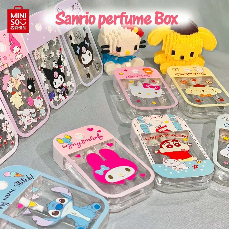 

Sanrio Kuromi Cinnamoroll Hello Kitty Pompom Purin My melody Kawaii Cute Spray Perfume Alcohol Sanitizer Portable Refill Bottle