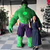220cm Huge Inflatable Hulk Green Giant Green man Cartoon character Mascot Costume Fancy Dress Party Advertising Ceremony props 3