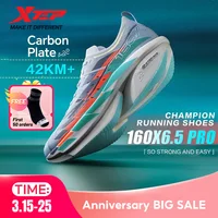 Xtep 160X 6.5 PRO chaussures de course pour hommes Champion Racing plaque de carbone chaussures de course Marathon professionnel 975119110003 1