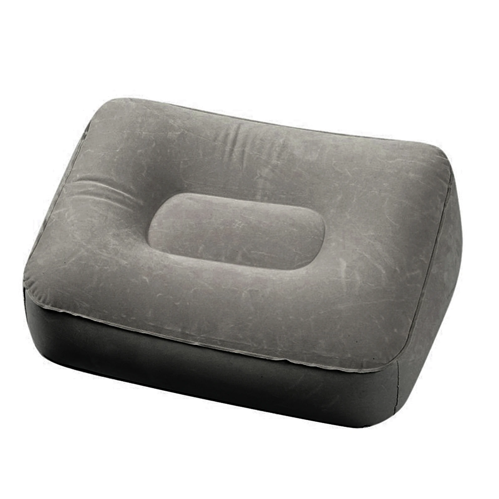 1 Pc Gray PVC Inflatable Travel Pillow Foot Rest Pillow Kids Flight Sleeping Resting On Airplane Car Bus Foot Pad