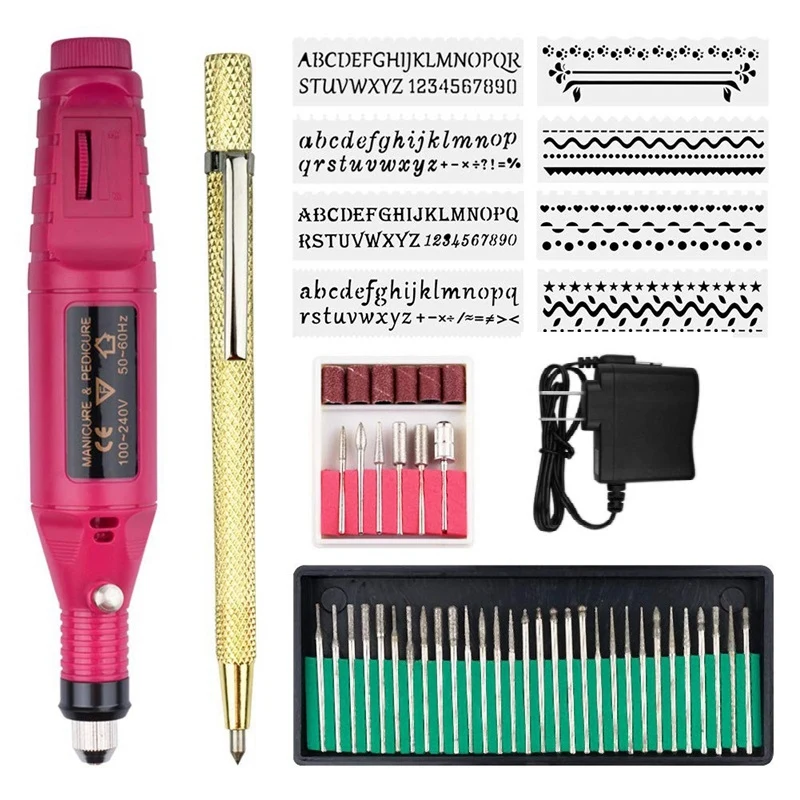 

Electric Micro-Engraver Pen Mini Diy Vibro Engraving Tool Kit For Metal Glass Ceramic Plastic Wood Jewelry