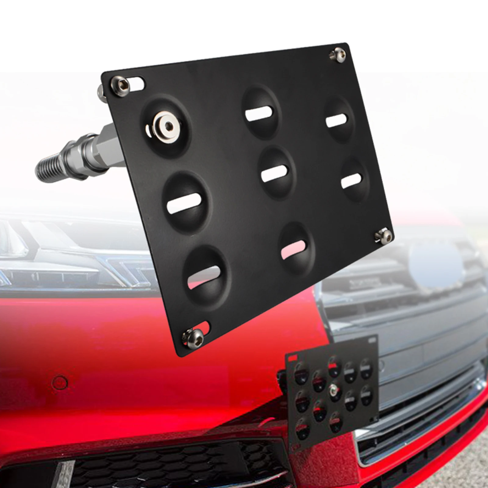 Front License Plate Mount Bumper Tow Hook License Plate Mounting Bracket For Audi A4 A5 S4 S5 RS5 A7 S7 Audi Rs5 Stoßstange Vorne