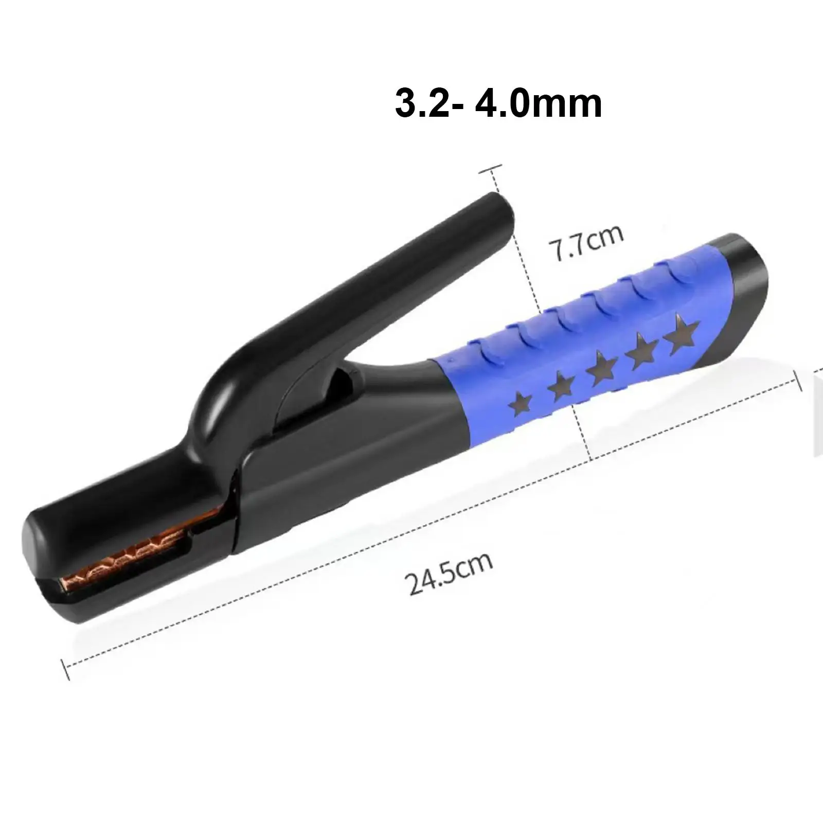 Alicate de sujeción de mandíbula de electrodo portátil, soporte de electrodo para nave mecánica, fábrica de mantenimiento de sitio de construcción, 600Amp-800Amp