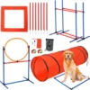 87 Pcs Dog Agile Training Equipment Set Obstacle Course Kit with 70 1