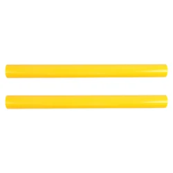 Sleek Car Front Grille Trim Strips (Yellow)
