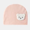 Baby Girl Hats Cotton Solid Color Cute Decoration Spring Summer Autumn Newborn Baby Bonnets 0 3 Months Hospital Baby Boy Caps 1