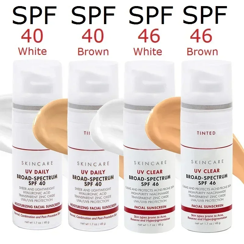 

Солнцезащитный крем Elta для чувствительной кожи лица, тонированный солнцезащитный крем с широким спектром для повседневной носки, SPF 40, 48 г, 4 шт.