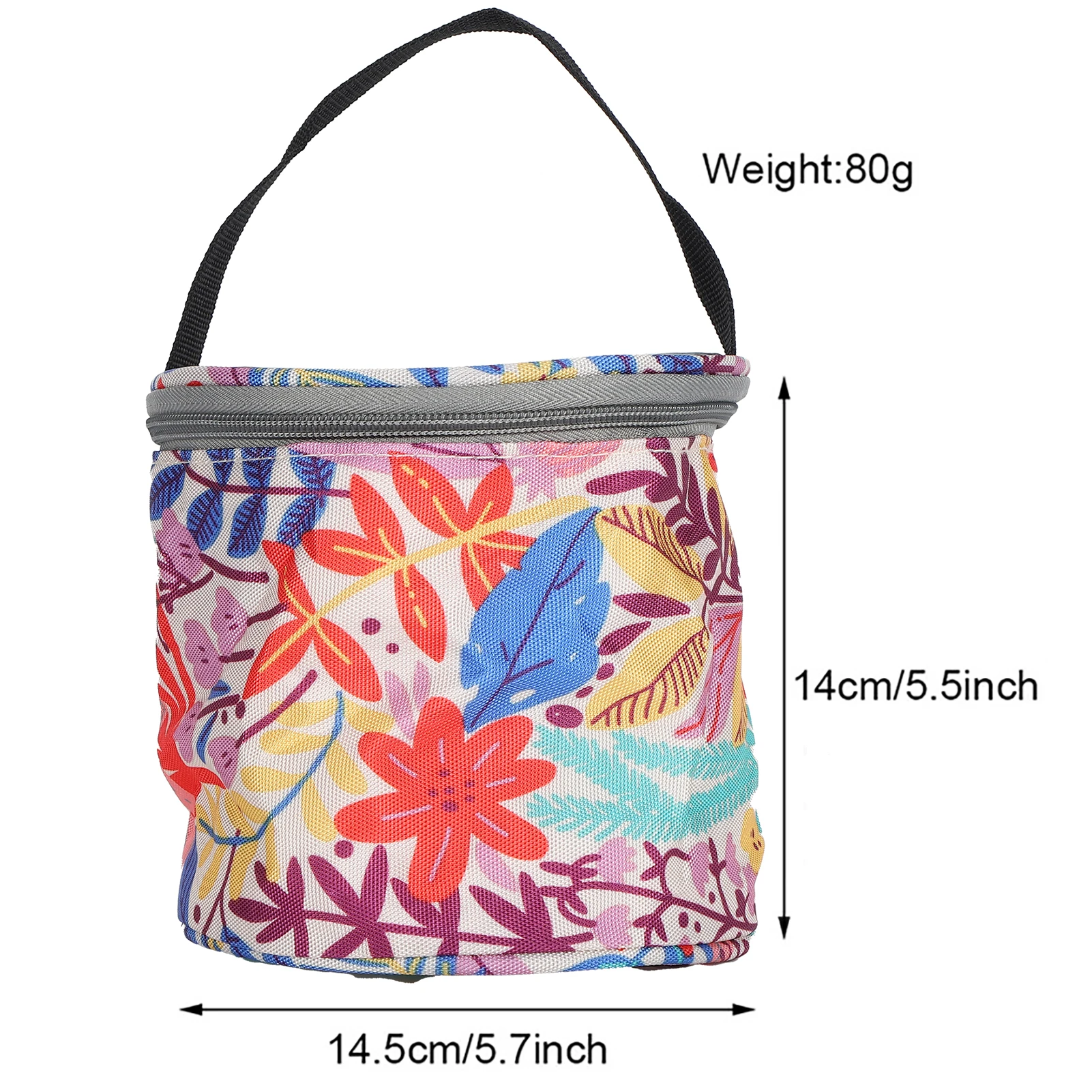Knitting Storage Bag Yarn Bag Empty Knitting Storage Tote Bag Organizer for Carrying Crochet Accessories