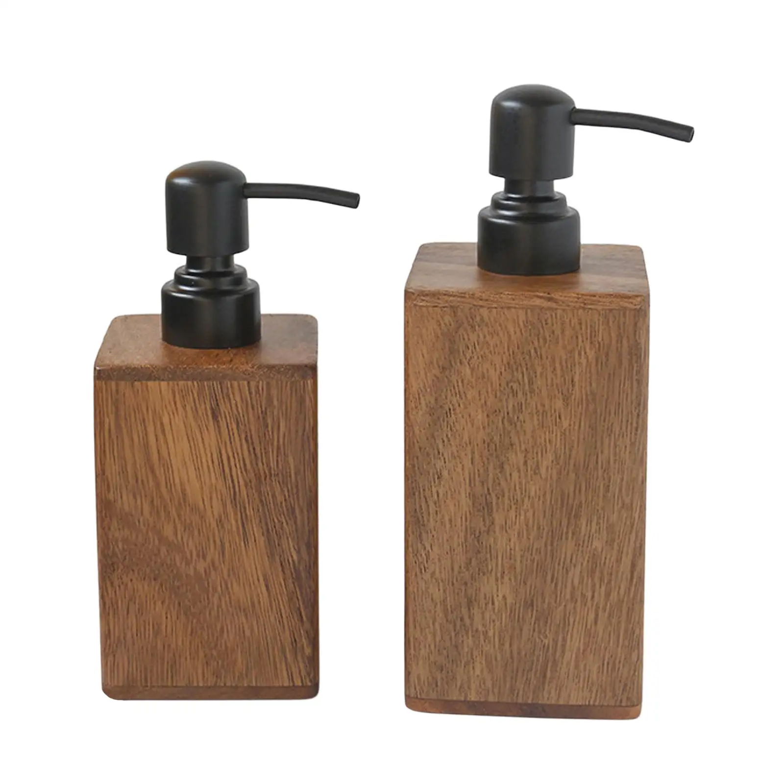 Dish Soap Pump Lotion Dispenser Empty Travel Home Practical for Shampoo Walnut Wood Countertop Soap Dispenser Pump Bottle