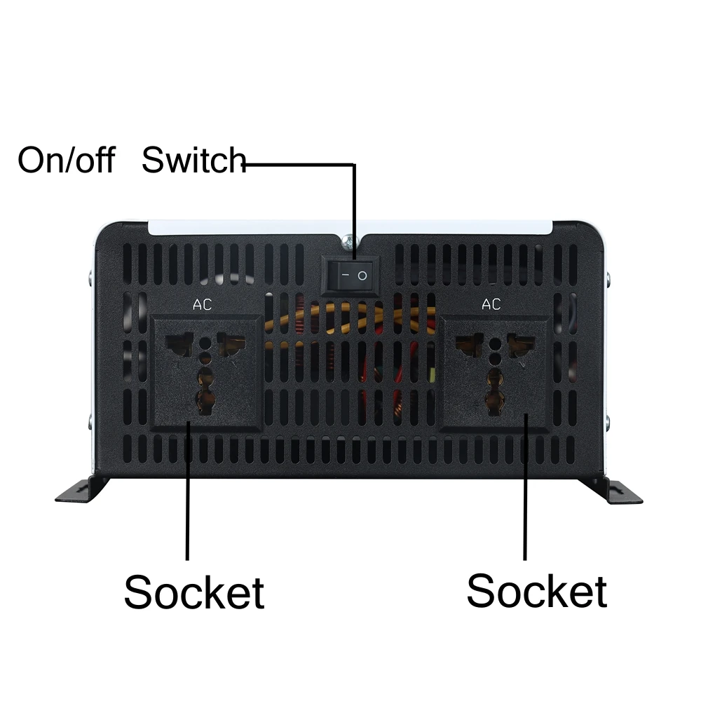 순수 사인파 인버터, DC AC, 12V, 220V, 4400W, 5200W, Sinus Sin 컨버터, 태양광 인버터, 오프 그리드, 벽걸이
