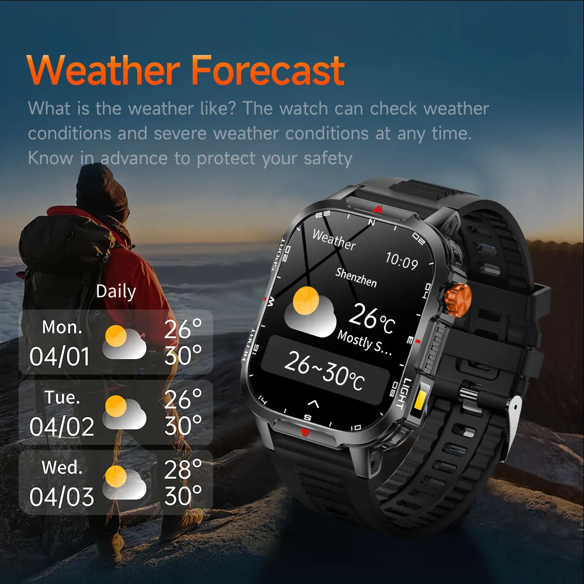 Advanced Smart Watch with Voice Assistant, 2.01 HD Display, Bluetooth Calling, Waterproof Design, Long-Lasting Battery, and Outdoor Sport Features