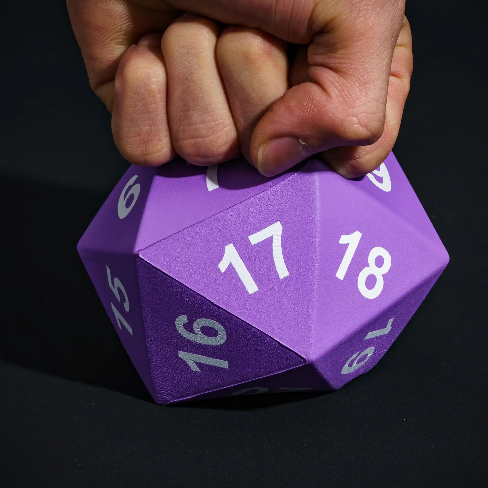 80MM Giant D20 Dice Foam Decompression 20 Sided Dice Elastic D20 Polyhedral for Bar Pub Club Party Relax Role Playing Games
