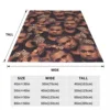 K-Kanye West Face Flannel Blankets Quality Super Soft Rapper Throw Blanket Autumn Airplane Travel Couch Chair Pattern Bedspread 3