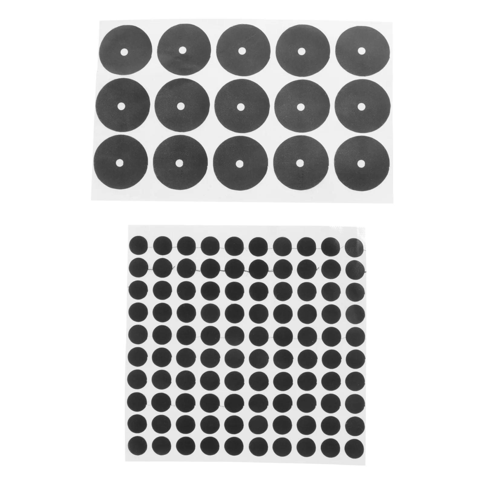 

2 Sheets Billiards Balls Billiard Black Spot Point Table Tennis Balls Marker Dots Snooker Marking Supply Pool Markers
